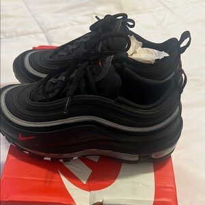 Nike Air Max 97 Black and Red Sneakers